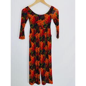 Dreamiere‎ Fall-ing For You Leggy Romper - Girl's Size 7/8 - 95% Bamboo Viscose